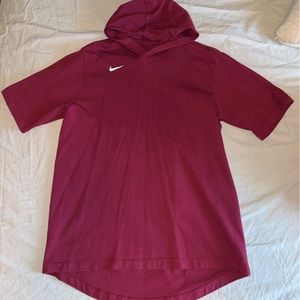 Nike short sleeve hooded tee
